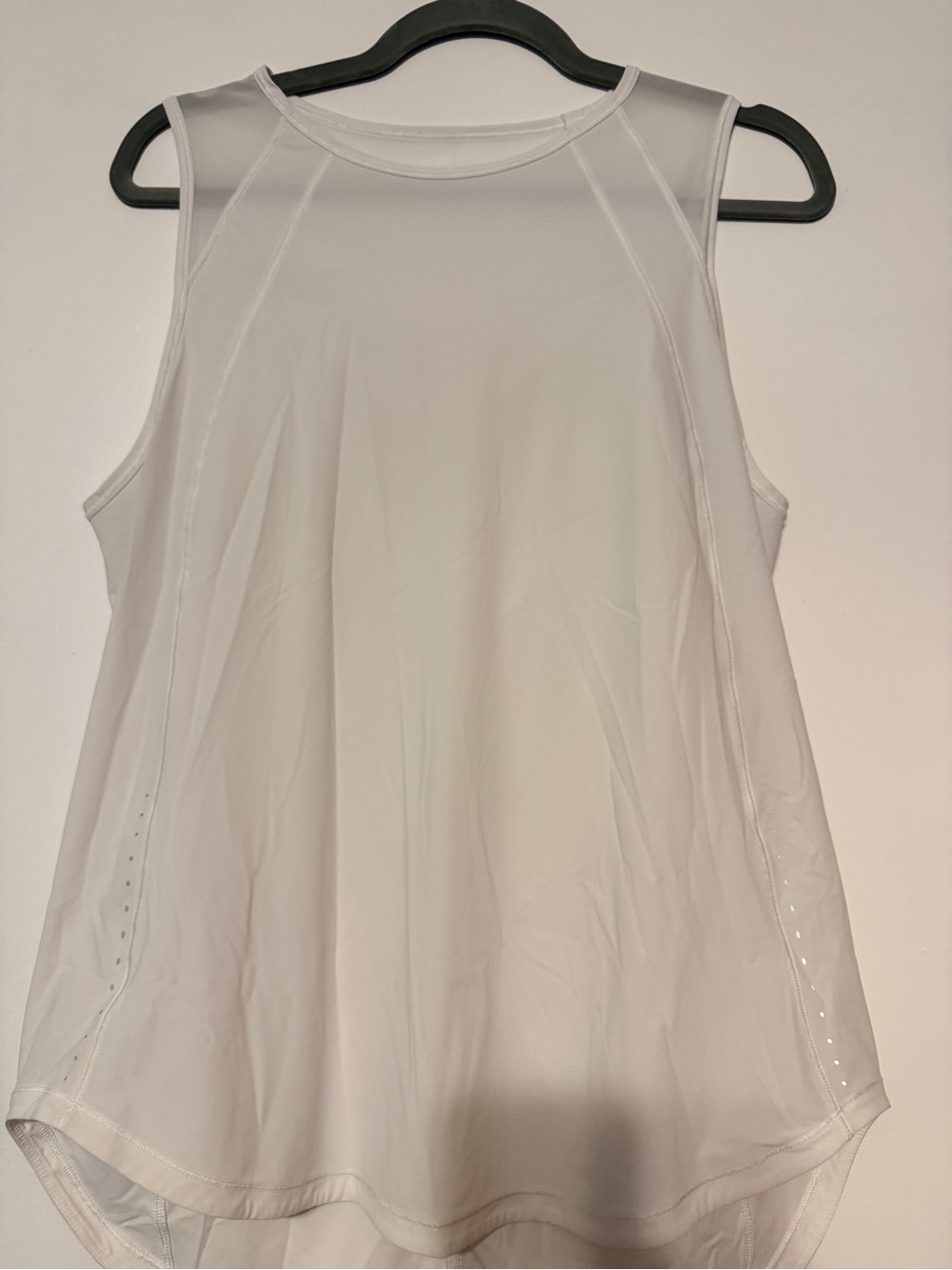 lululemon athletica White Sleeveless Performance Tank